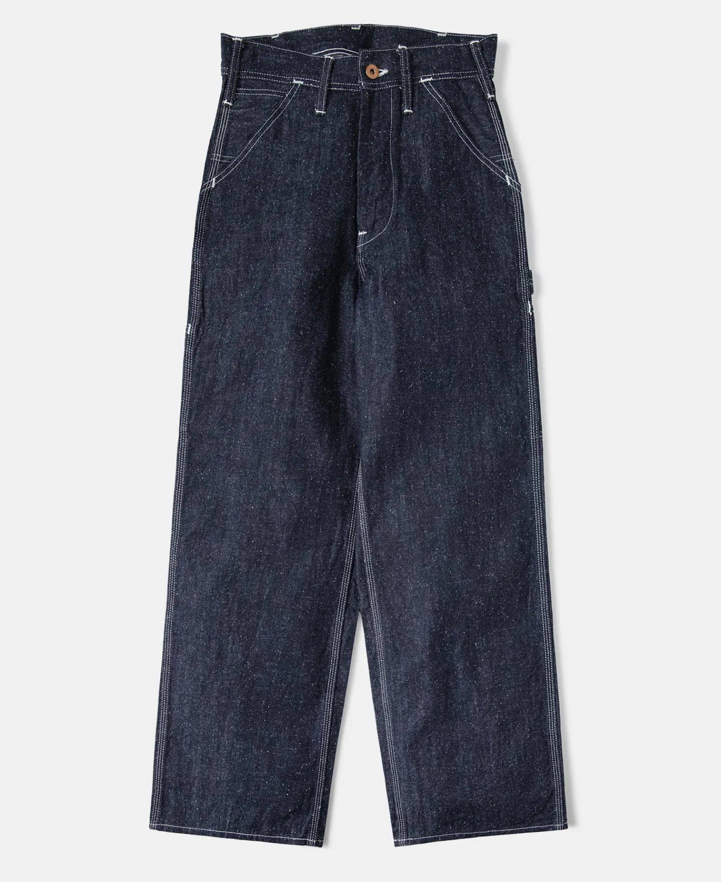 Clearance Slub Pearl Yarn Indigo Denim Carpenter Pants Jeans | Denim