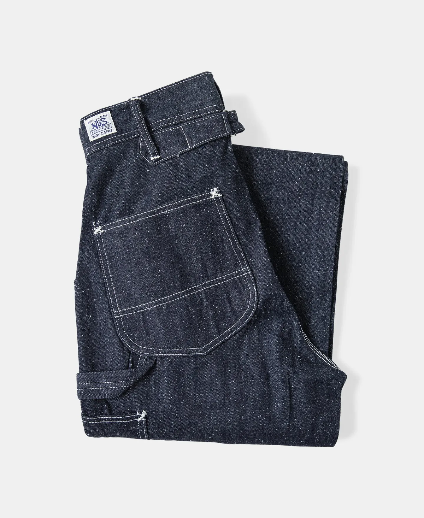 Clearance Slub Pearl Yarn Indigo Denim Carpenter Pants Jeans | Denim