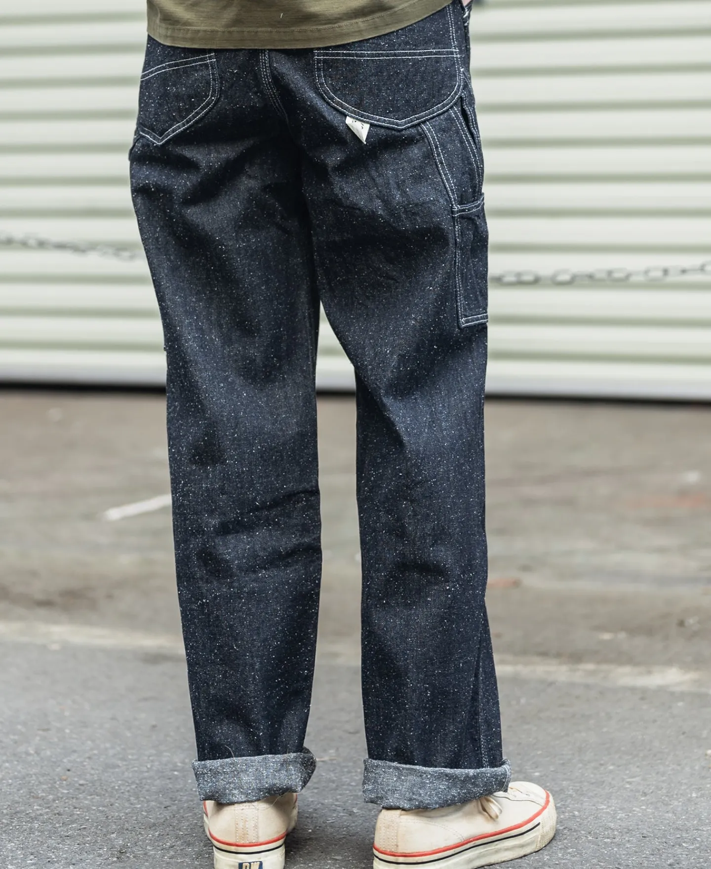 Clearance Slub Pearl Yarn Indigo Denim Carpenter Pants Jeans | Denim