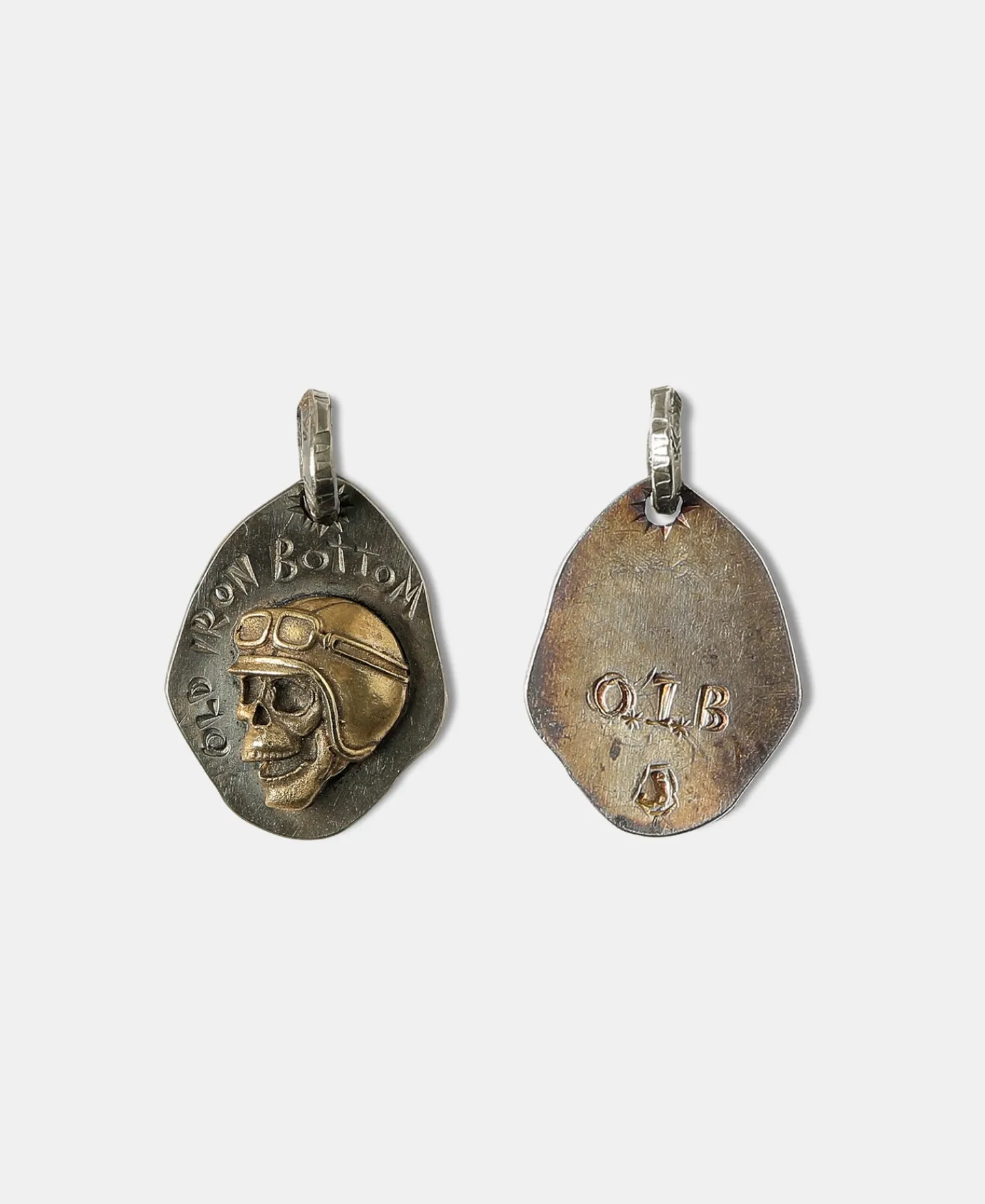 Outlet Sterling Skull Tag Necklace Necklaces&pendants