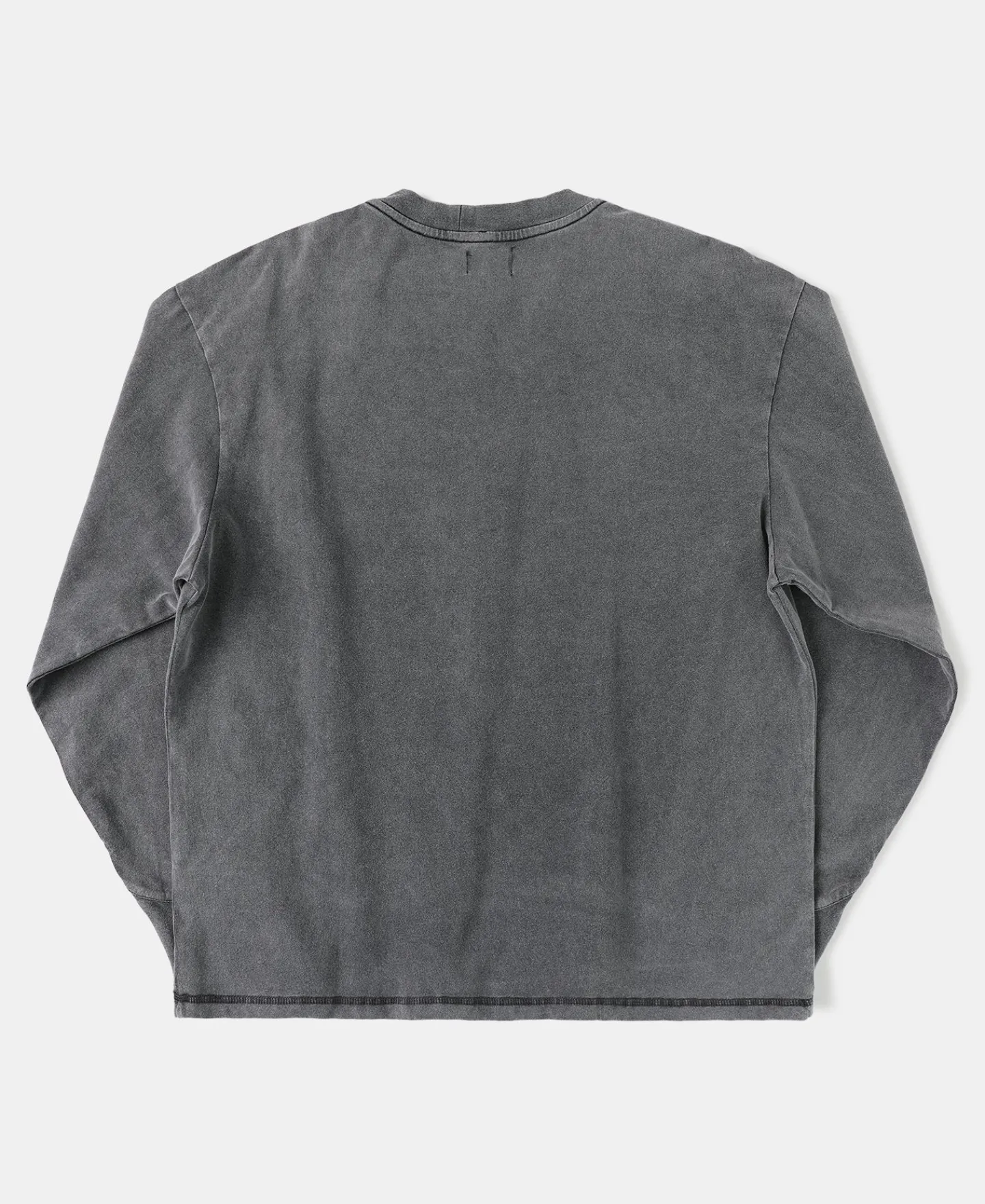 Best Suede Textured Drop Shoulder T-Shirt - Dark Gray Long Sleeve T-Shirts | T-shirts