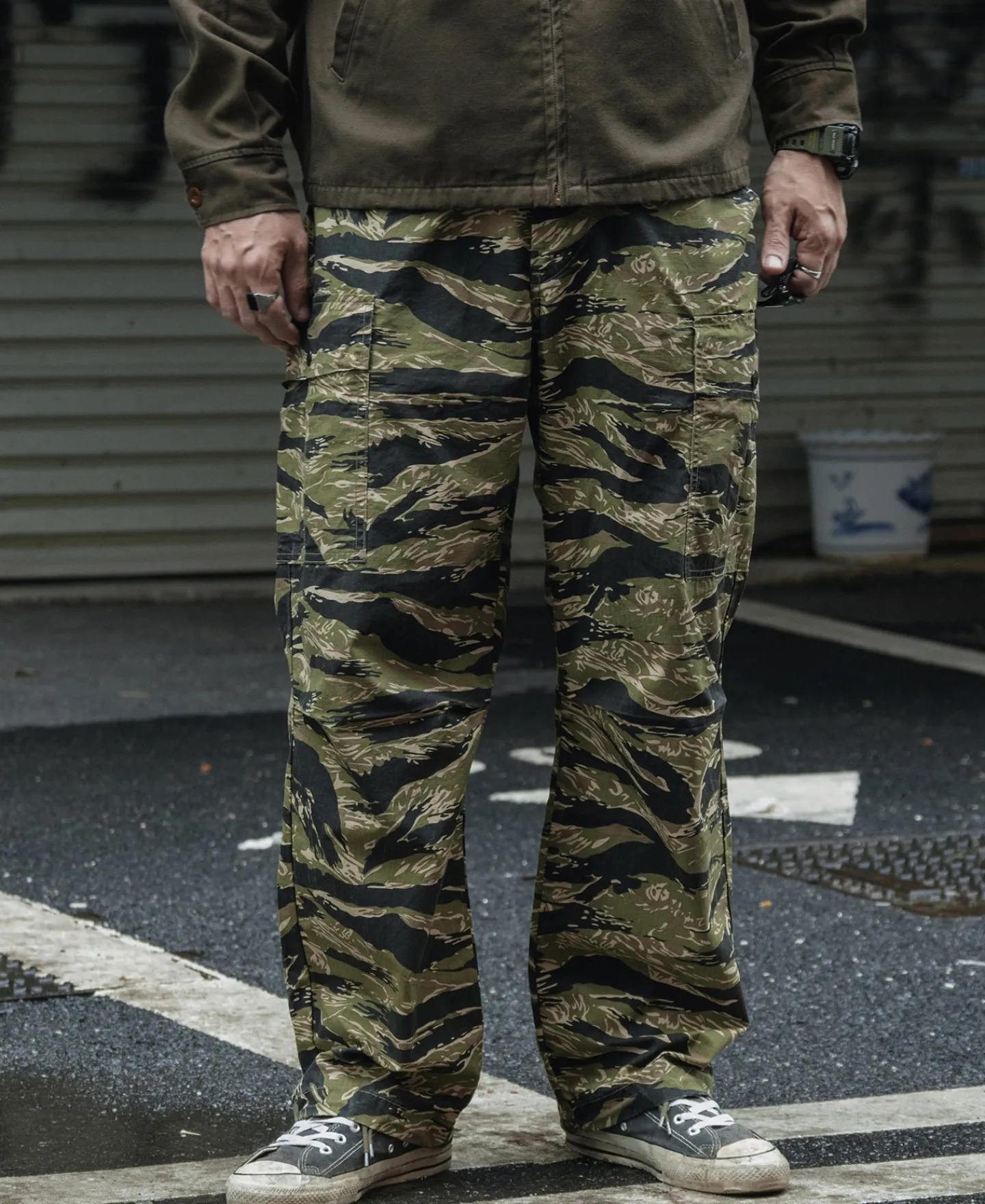 Clearance Tiger Stripe Camo Tropical Jungle Fatigue Pants Pants&trousers