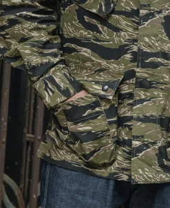 Fashion Tiger Stripe Camo Tropical Jungle Fatigue Jacket Jackets&coats