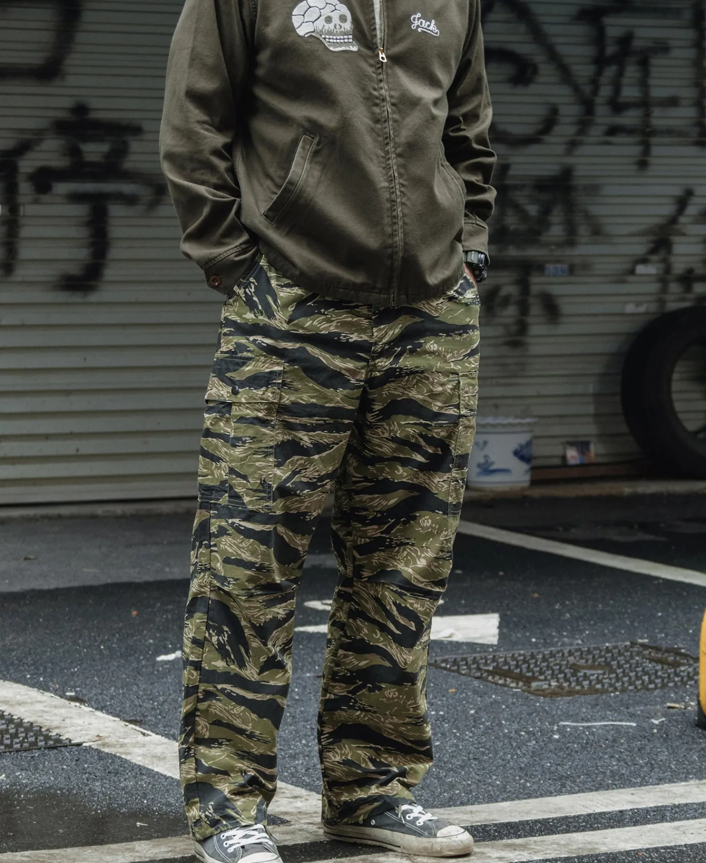 Clearance Tiger Stripe Camo Tropical Jungle Fatigue Pants Pants&trousers