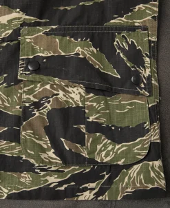 Fashion Tiger Stripe Camo Tropical Jungle Fatigue Jacket Jackets&coats
