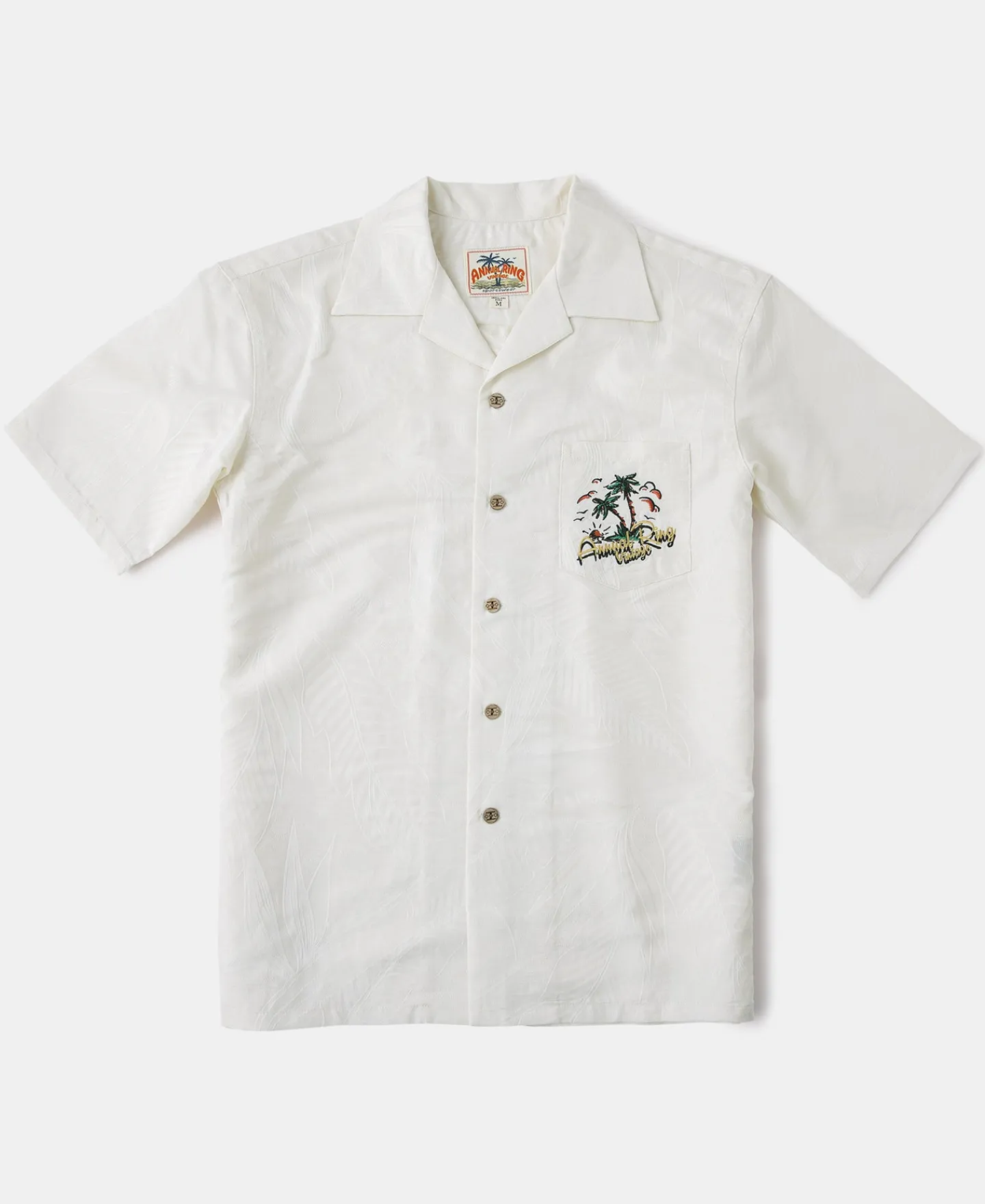 Best Tropical Plants Jacquard Aloha Shirt Short Sleeve Shirts | Shirts