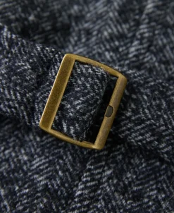 Hot Tweed Herringbone V-Neck Vest - Navy Waistcoats