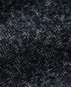 Hot Tweed Herringbone V-Neck Vest - Navy Waistcoats
