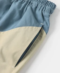 Sale Two-Tone Beach Swim Trunks - Light Blue/Apricot Shorts