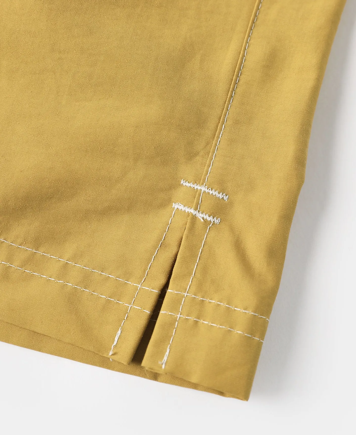 Hot Two-Tone Beach Swim Trunks - Purple/Mustard Shorts