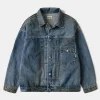 Outlet Type 1 Washed Denim Jacket - Repaired Edition Jackets&coats | Denim Jackets