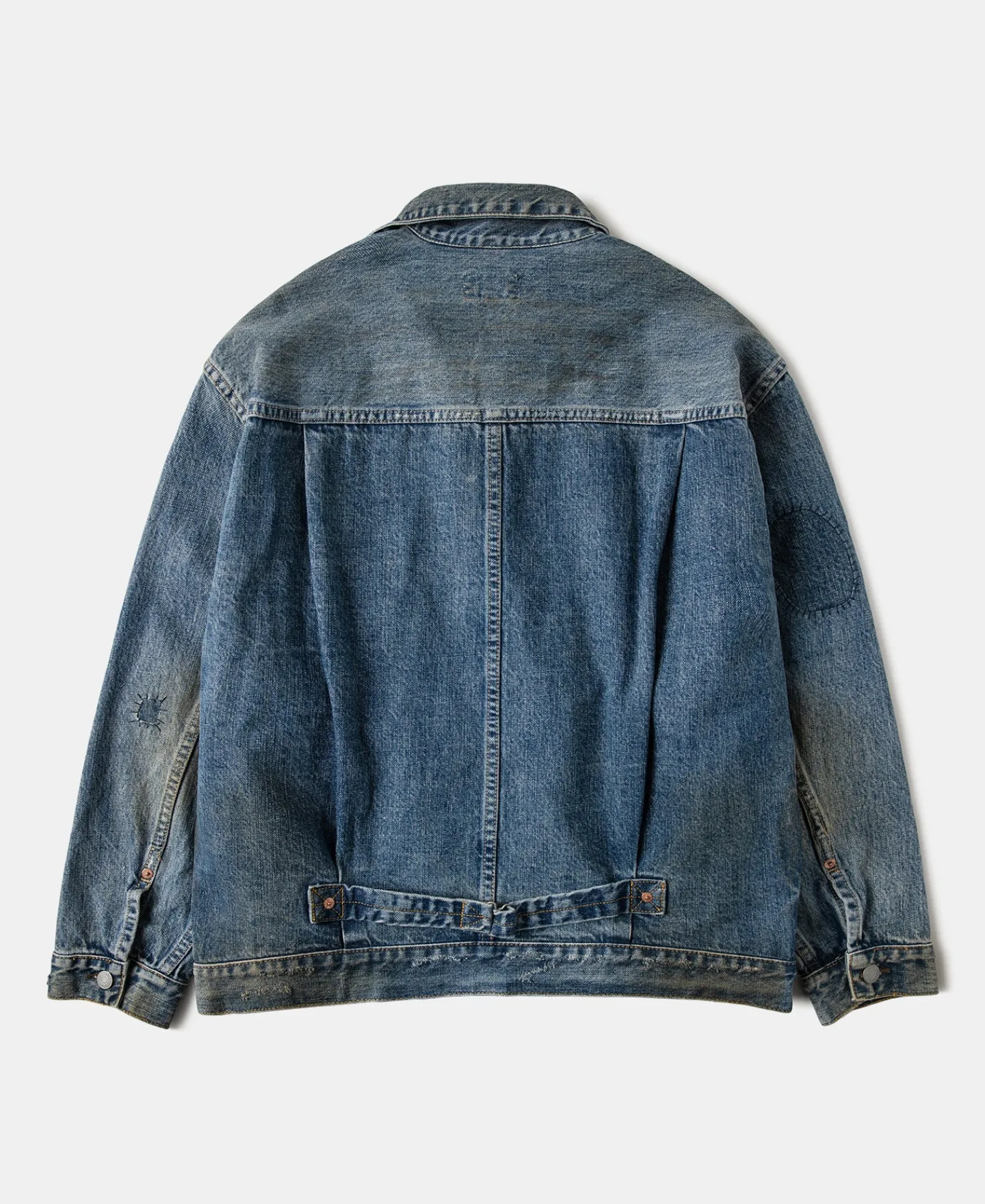 Outlet Type 1 Washed Denim Jacket - Repaired Edition Jackets&coats | Denim Jackets