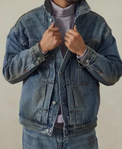 Outlet Type 1 Washed Denim Jacket - Repaired Edition Jackets&coats | Denim Jackets
