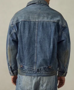 Outlet Type 1 Washed Denim Jacket - Repaired Edition Jackets&coats | Denim Jackets
