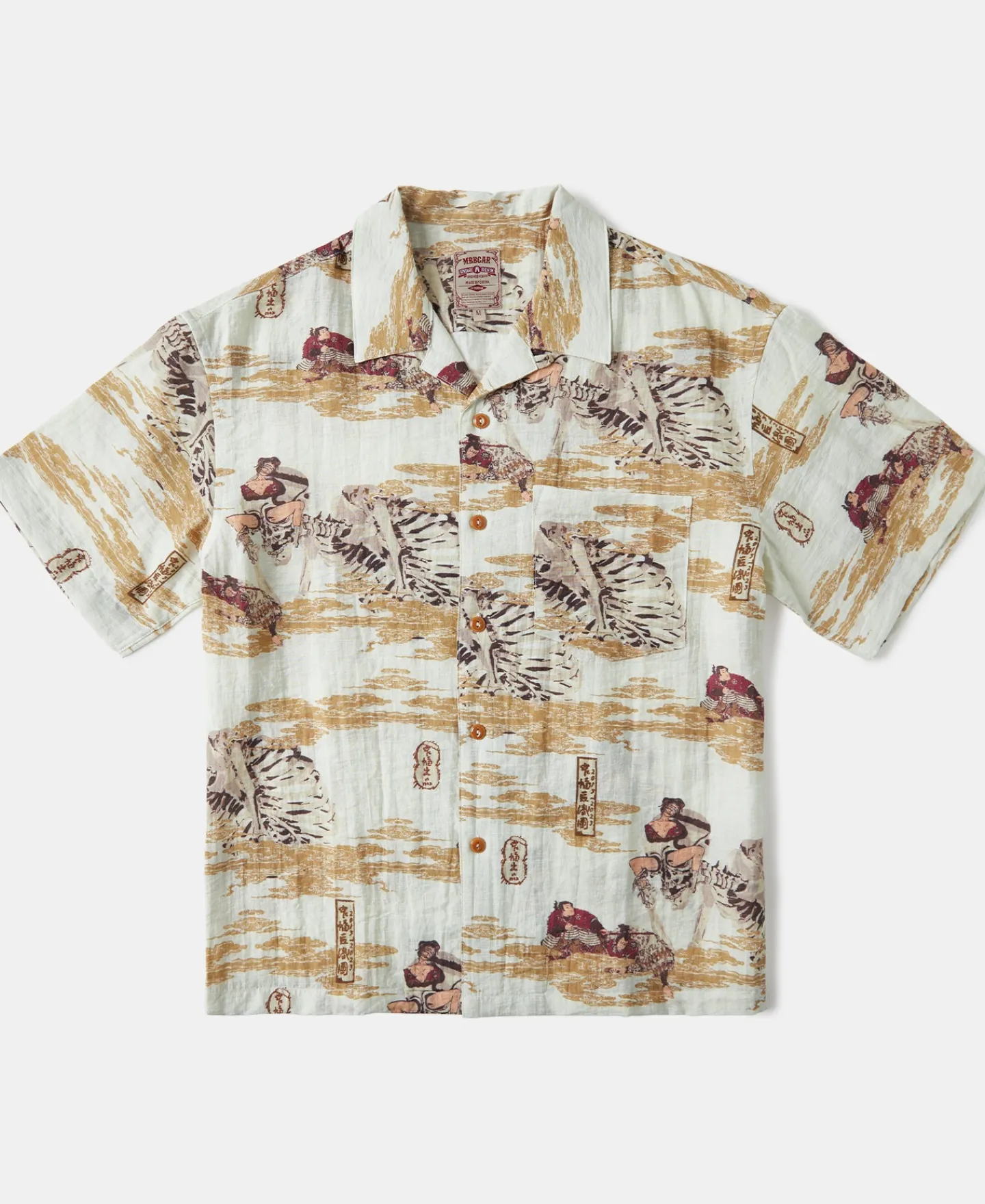 Best Ukiyo-e Bukotsu Pattern Aloha Shirt Short Sleeve Shirts | Shirts
