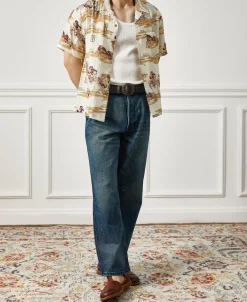 Best Ukiyo-e Bukotsu Pattern Aloha Shirt Short Sleeve Shirts | Shirts