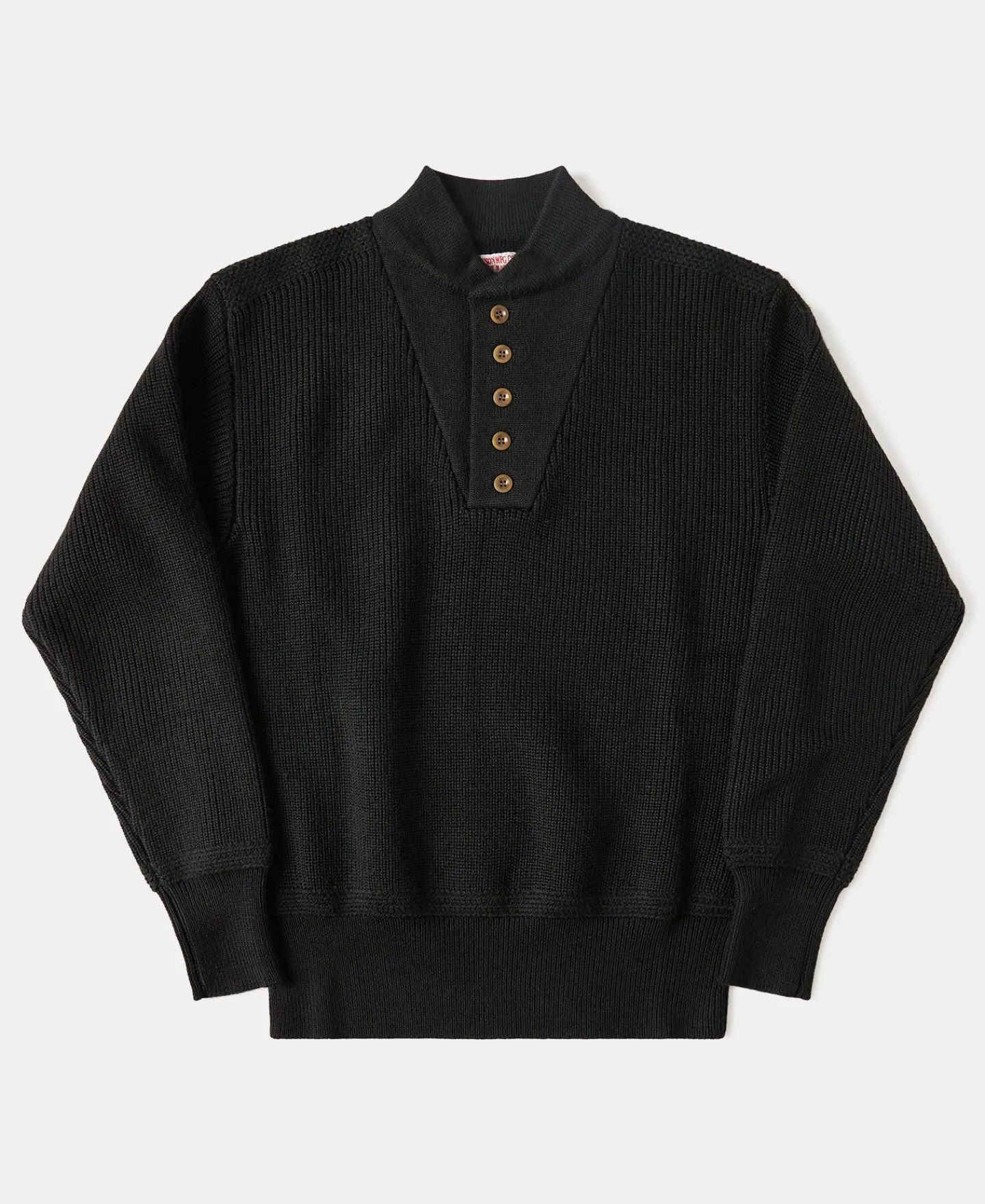 Discount US Army High Neck Wool Sweater - Black Knitwear&sweaters