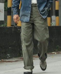 Hot US Army M-41 HBT Fatigue Trousers Pants&trousers