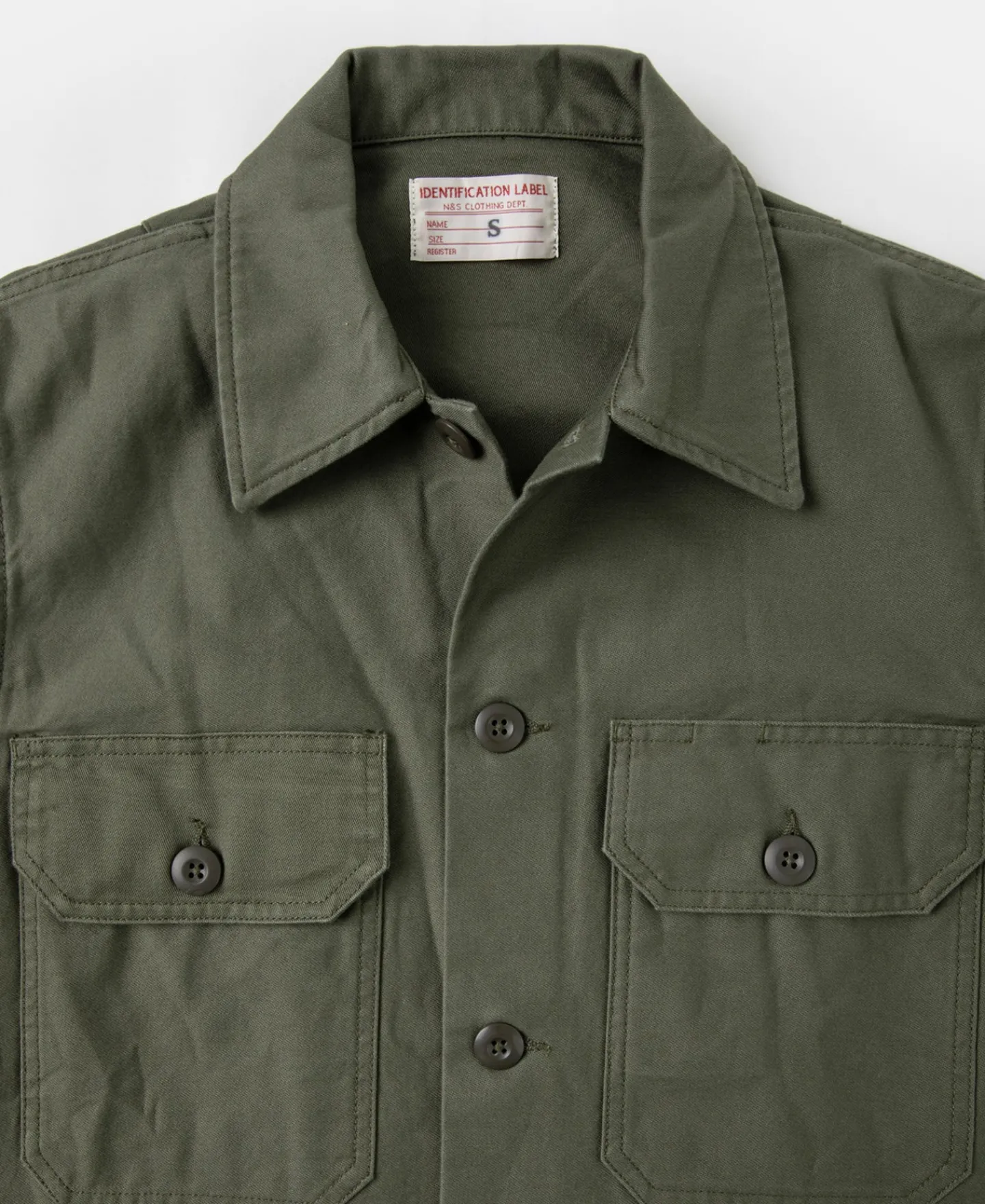Best 1963 US Army OG-107 Fatigue Utility Shirt Long Sleeve Shirts | Shirts