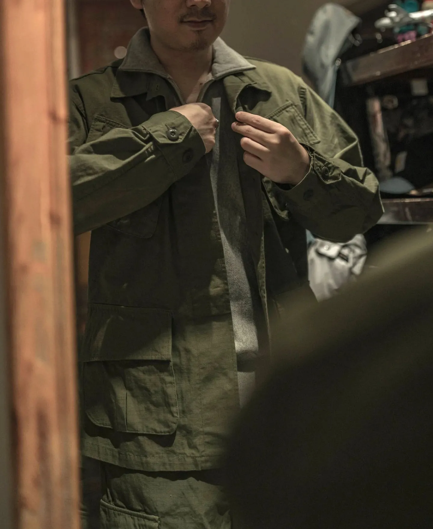 Best US Army 5th Model Tropical Jungle Fatigue Jacket Jackets&coats