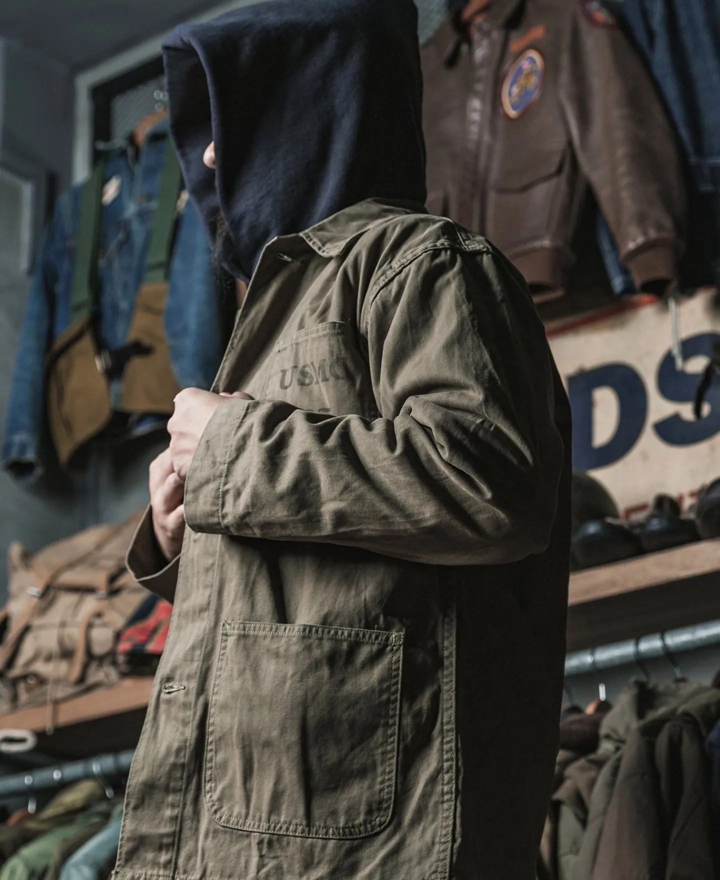 Fashion USMC P-41 HBT Utility Jacket Jackets&coats