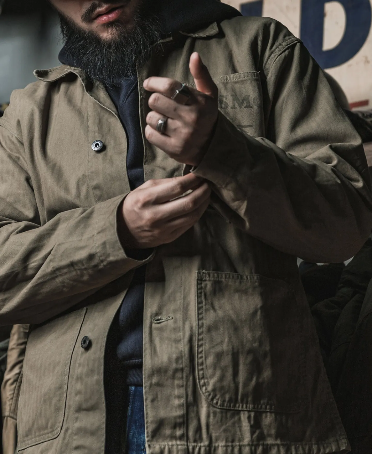 Fashion USMC P-41 HBT Utility Jacket Jackets&coats