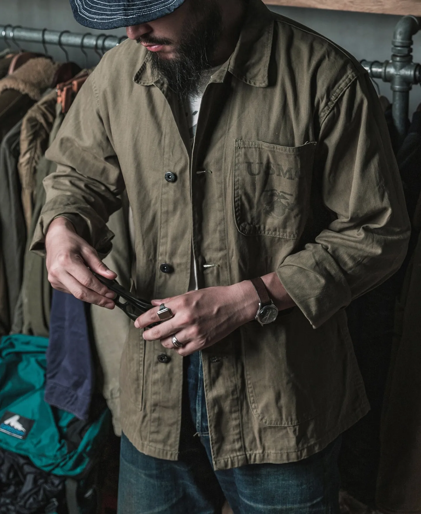 Fashion USMC P-41 HBT Utility Jacket Jackets&coats