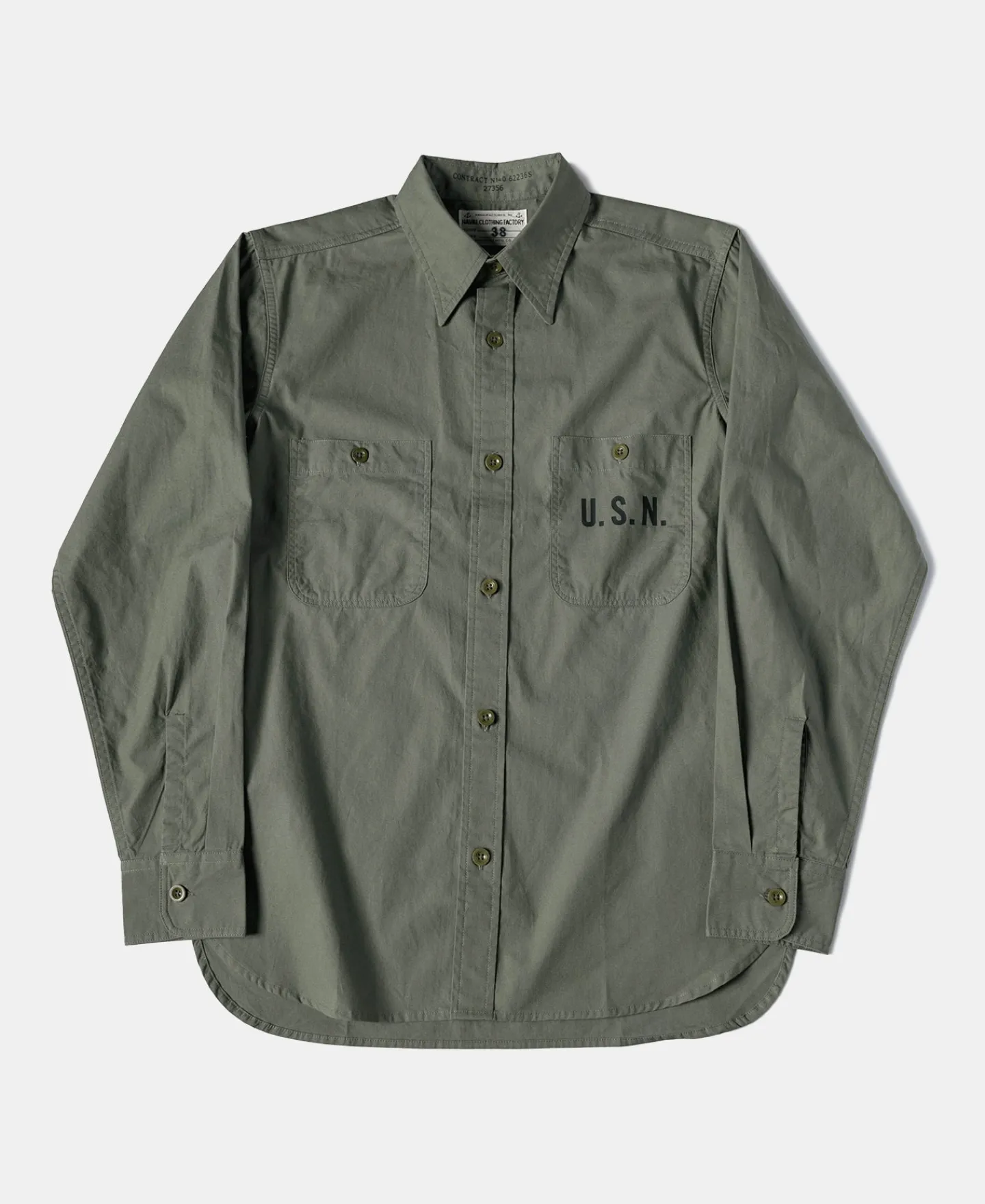 Hot U.S.N. N-3 Utility Shirt Long Sleeve Shirts | Shirts