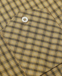 New 1942 Utility Plaid Workshirt - Yellow Long Sleeve Shirts | Shirts