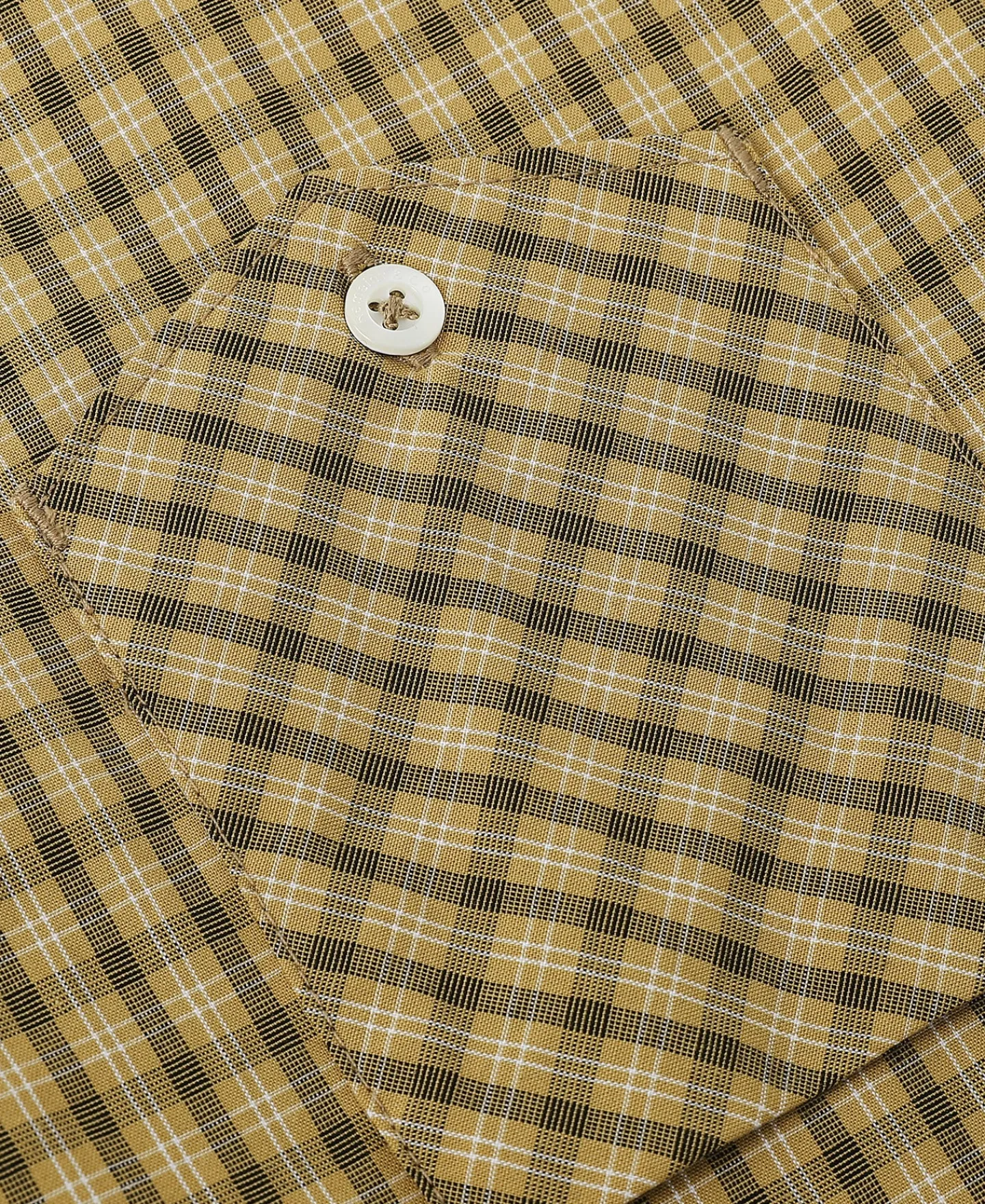 New 1942 Utility Plaid Workshirt - Yellow Long Sleeve Shirts | Shirts