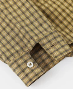 New 1942 Utility Plaid Workshirt - Yellow Long Sleeve Shirts | Shirts
