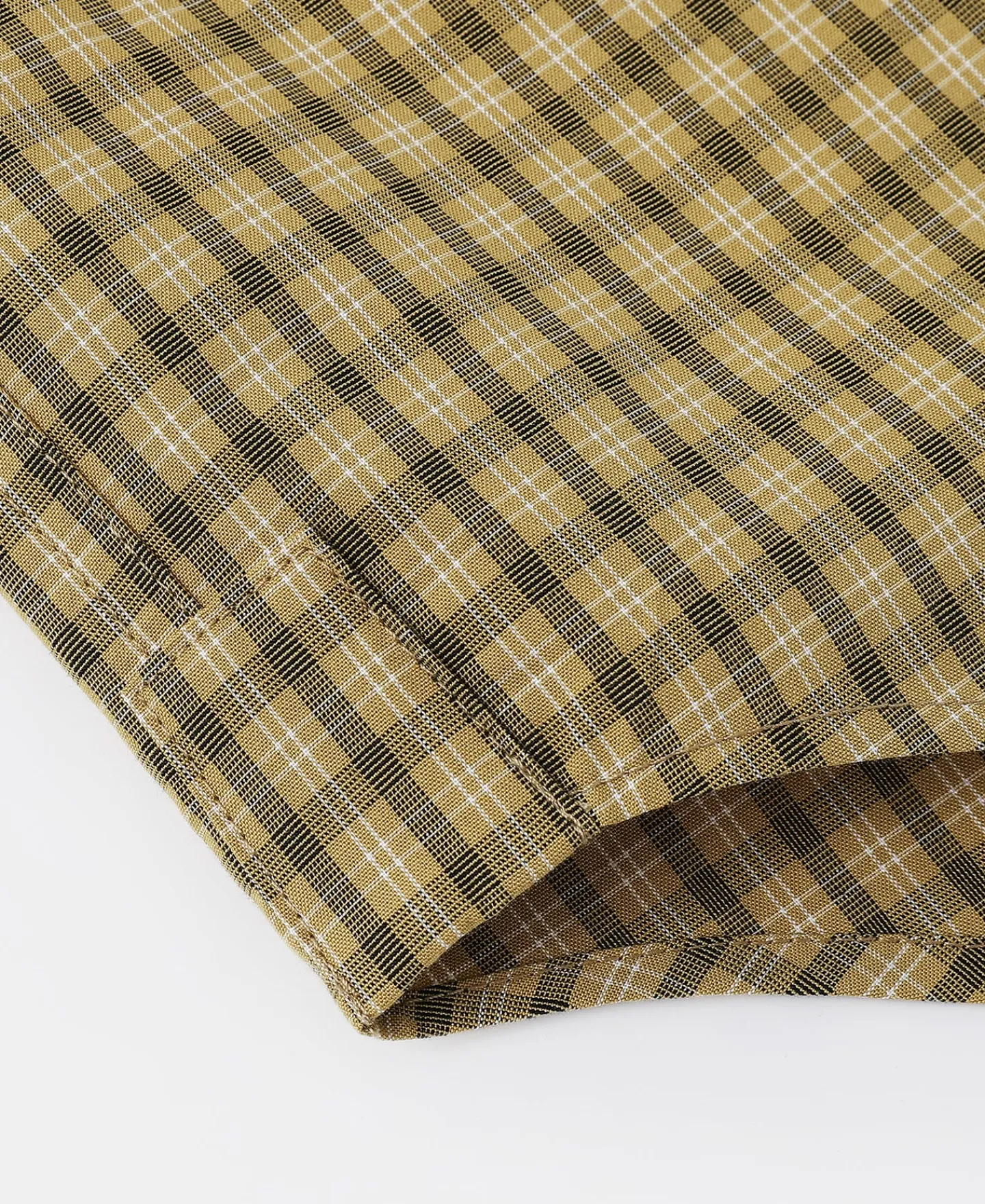 New 1942 Utility Plaid Workshirt - Yellow Long Sleeve Shirts | Shirts