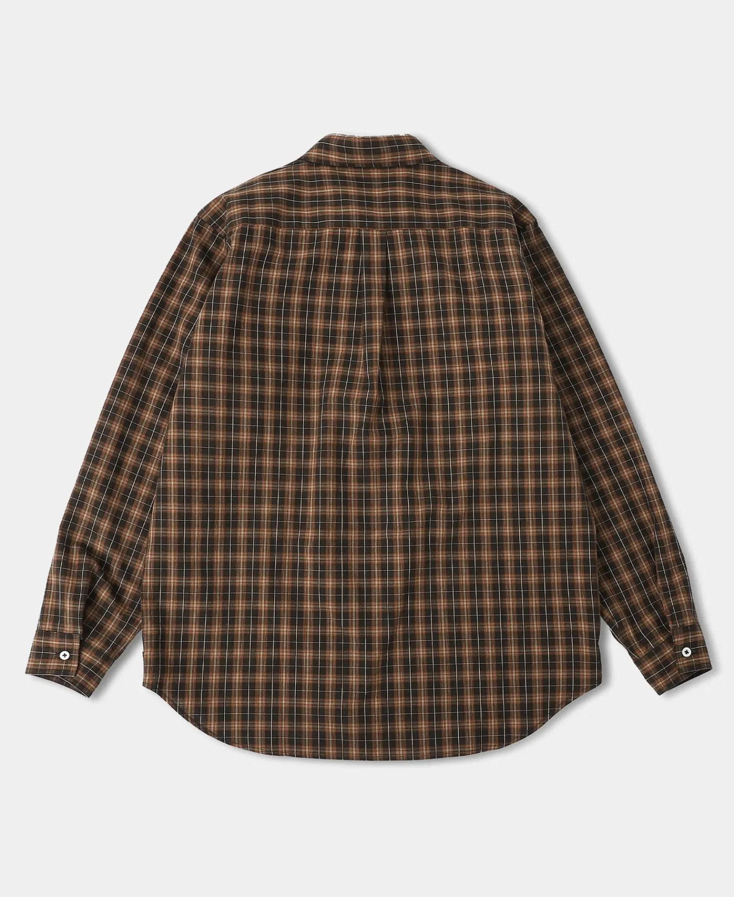 Hot 1942 Utility Plaid Workshirt - Brown Long Sleeve Shirts | Shirts