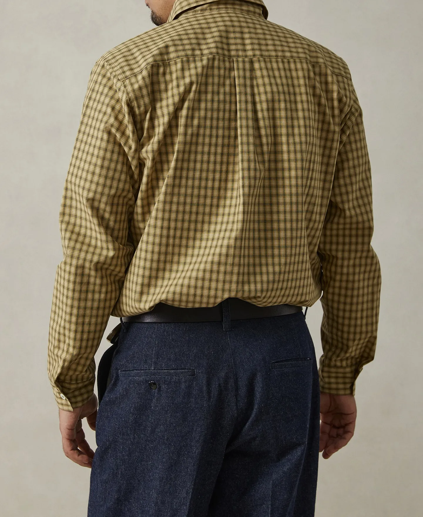 New 1942 Utility Plaid Workshirt - Yellow Long Sleeve Shirts | Shirts