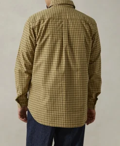 New 1942 Utility Plaid Workshirt - Yellow Long Sleeve Shirts | Shirts