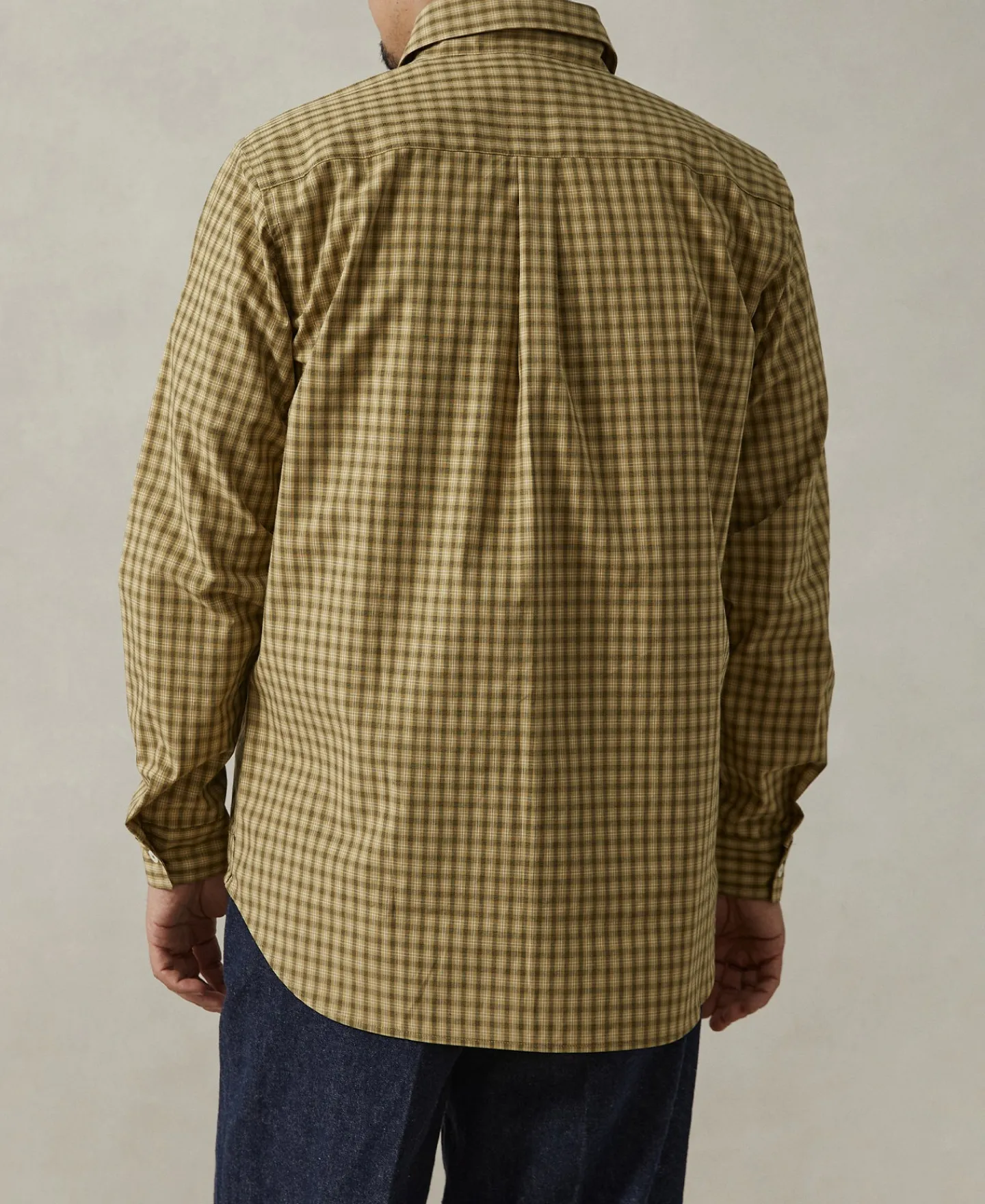 New 1942 Utility Plaid Workshirt - Yellow Long Sleeve Shirts | Shirts