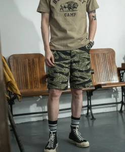 Online Vietnam War Tiger Camo Shorts Shorts