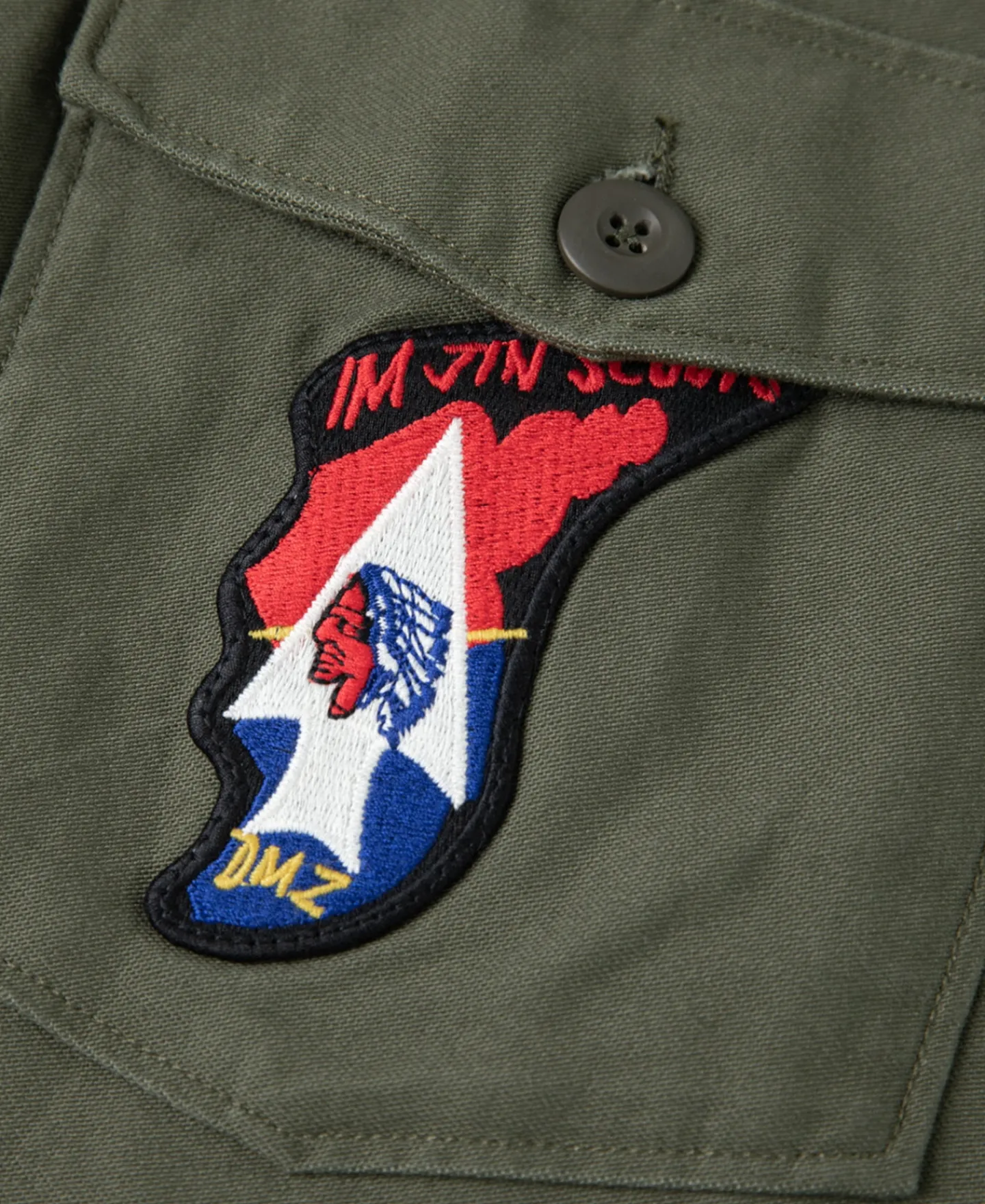 Clearance Vietnam War US Army OG107 Fatigue Utility Shirt - Im Jin Scouts Long Sleeve Shirts | Shirts