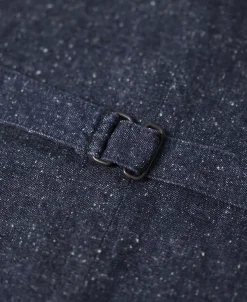Sale Vintage Denim Pocket Work Vest Waistcoats