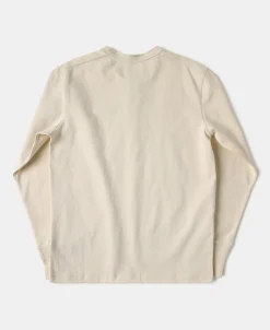 Sale Vintage Long Sleeve Henley Shirt - Apricot Henleys | Long Sleeve T-Shirts