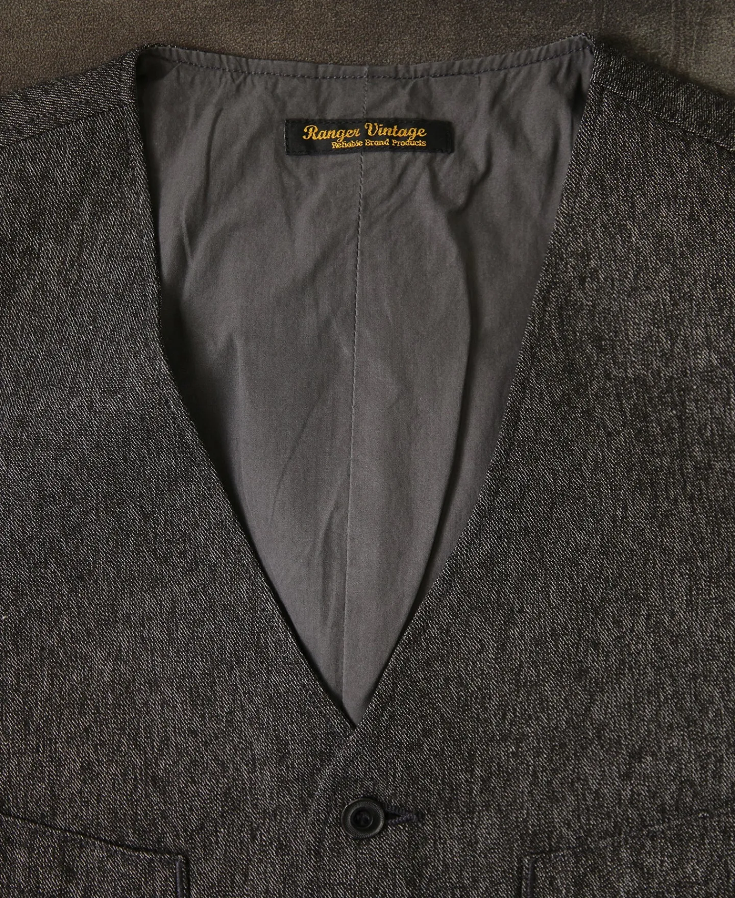 Fashion Vintage Salt & Pepper Pocket Work Vest Waistcoats