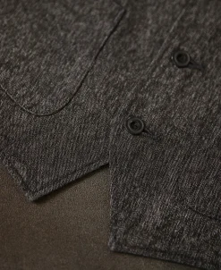 Fashion Vintage Salt & Pepper Pocket Work Vest Waistcoats