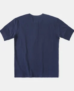 Hot Vintage Short Sleeve Henley T-Shirt - Navy Henleys | Short Sleeve T-Shirts