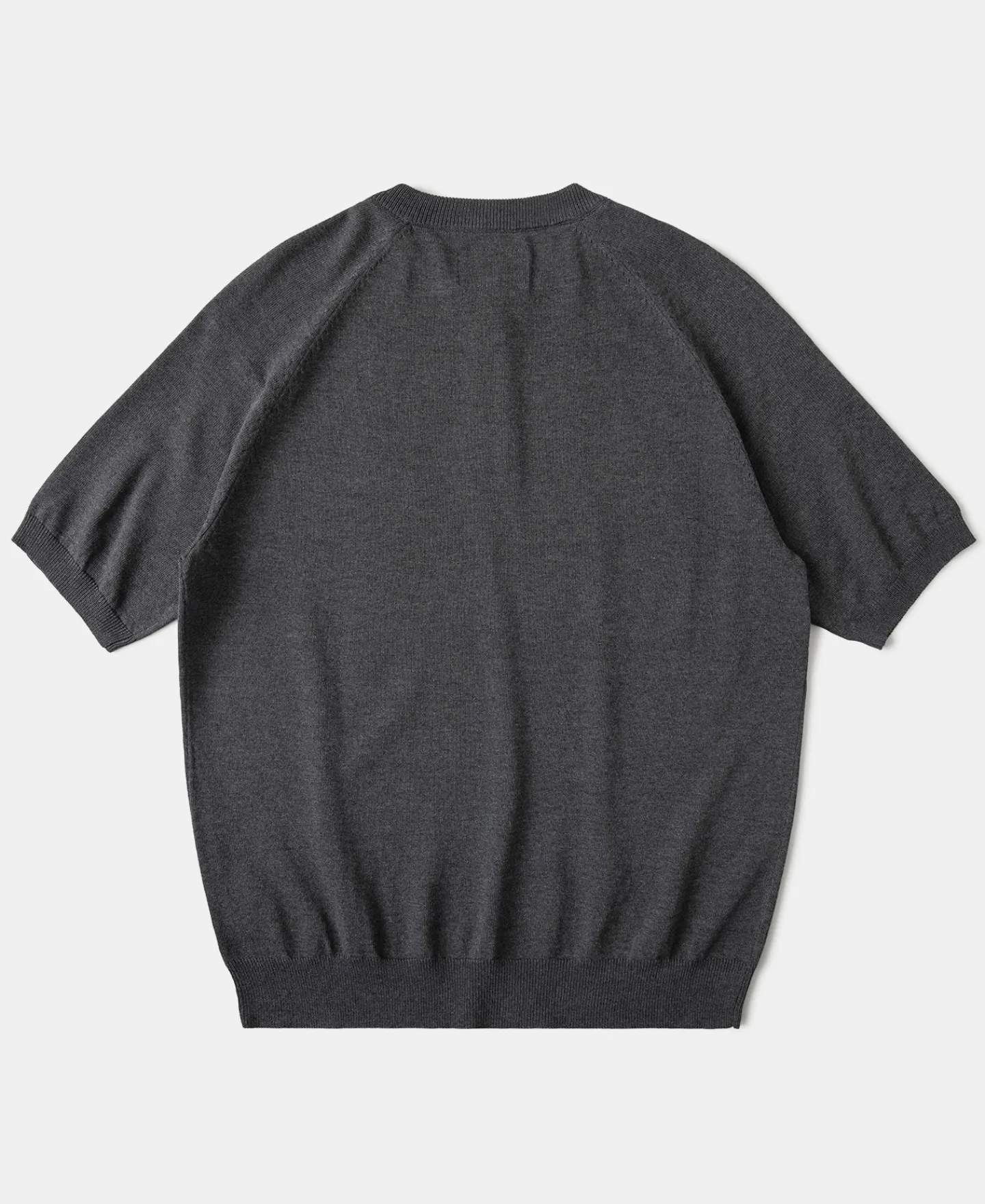 Discount Viscose Knit Short Sleeve Henley T-Shirt - Gray Henleys | Short Sleeve T-Shirts