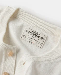 New Viscose Knit Short Sleeve Henley T-Shirt - White Short Sleeve T-Shirts | Henleys