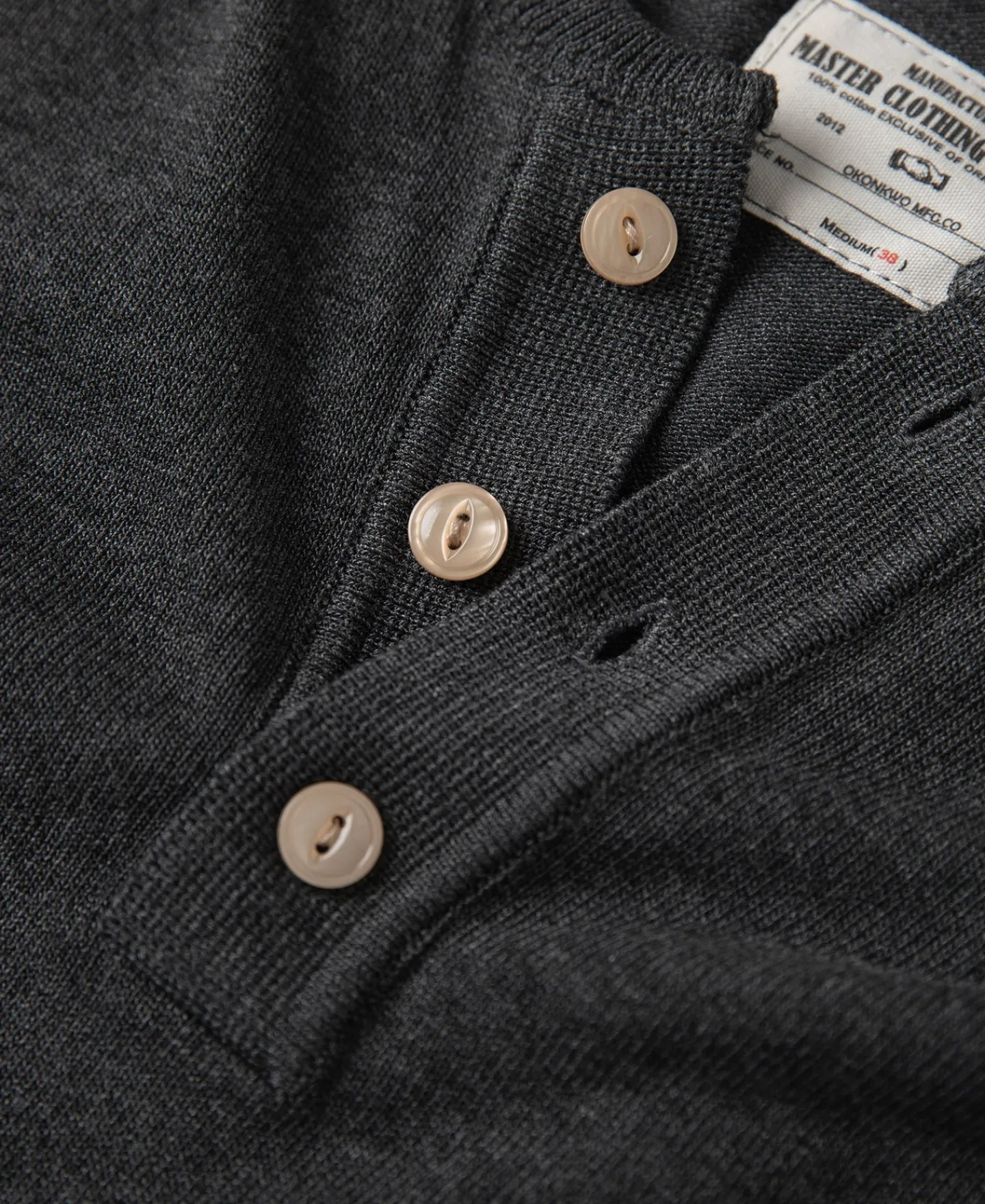 Discount Viscose Knit Short Sleeve Henley T-Shirt - Gray Henleys | Short Sleeve T-Shirts