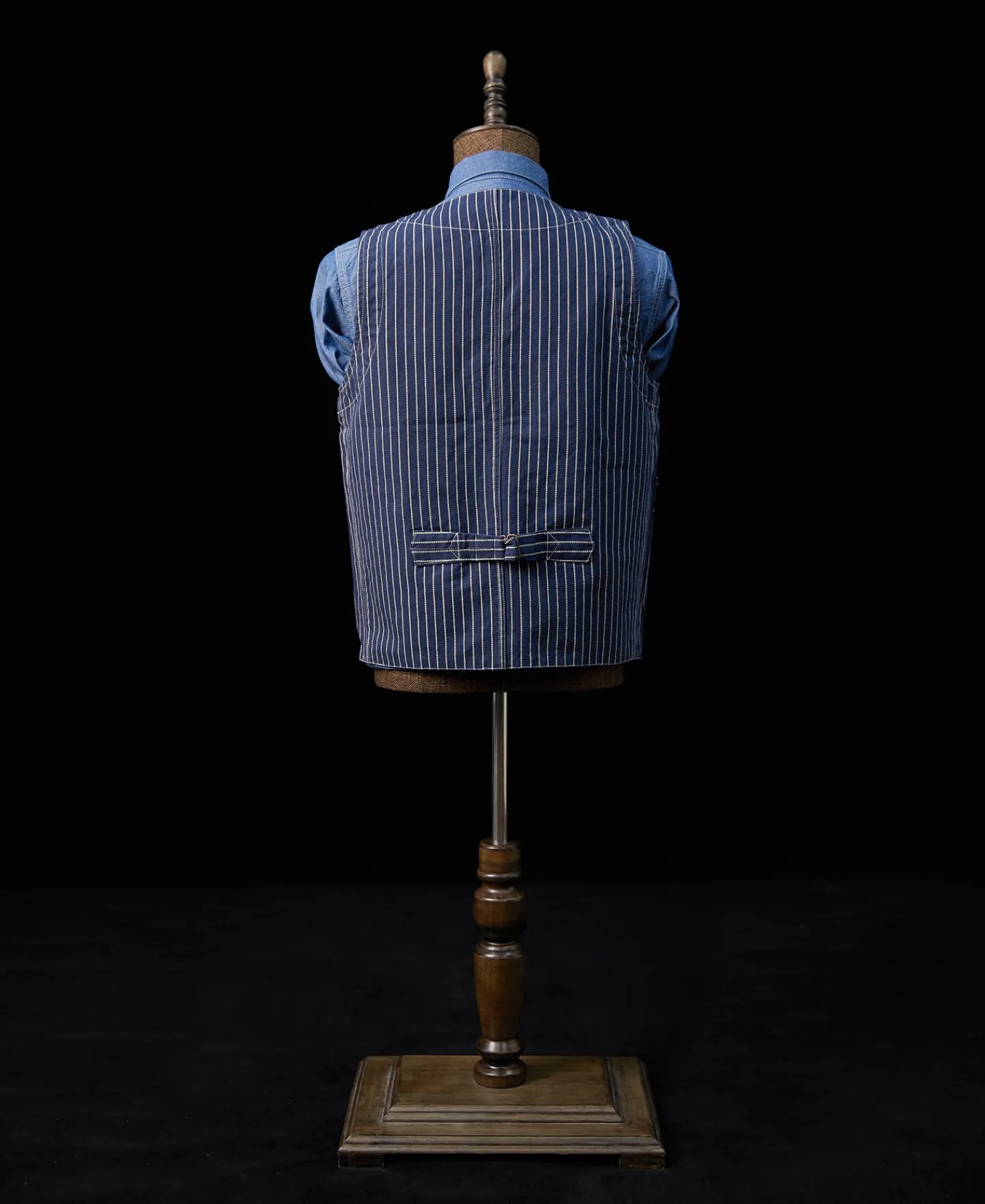 Sale Wabash Stripe Canvas Work Vest Waistcoats
