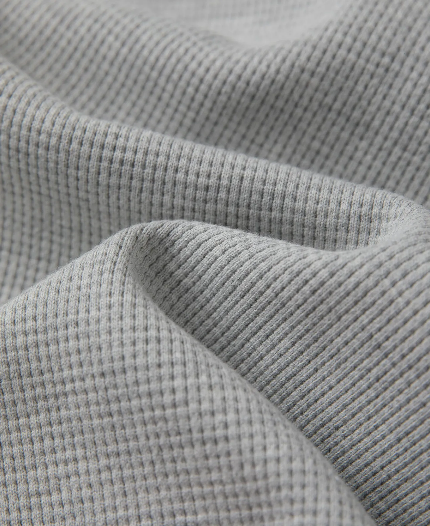 Sale Waffle Cotton Full-Zip Track Jacket - Gray Jackets&coats