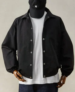 New 60/40 Water-Repellent Coach Jacket - Black Jackets&coats