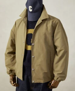 Sale 60/40 Water-Repellent Coach Jacket - Khaki Jackets&coats
